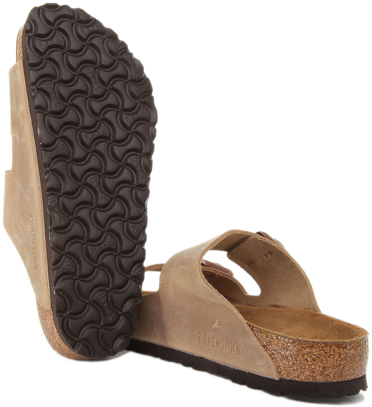 Birkenstock Arizona Sandalen | Bruin nubuck leer voor Dames