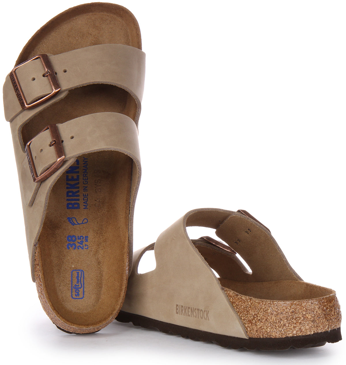 Birkenstock Arizona Sandalen | Bruin echt leer voor heren en dames