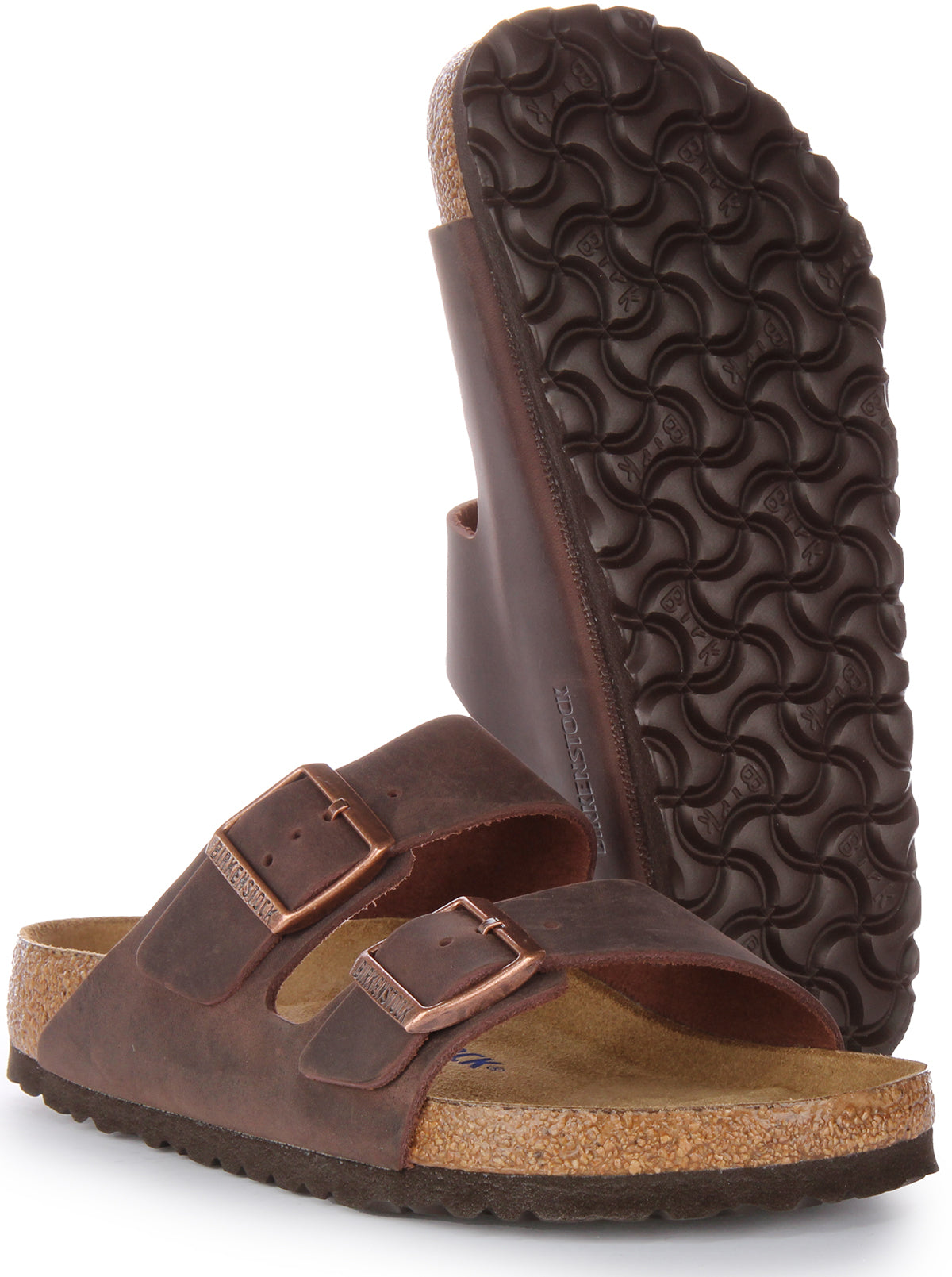 Birkenstock Arizona Sandalen | Bruin echt leer voor dames