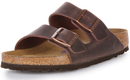 Birkenstock Arizona Sandalen | Bruin echt leer voor dames