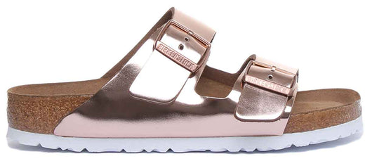 Sandalias Birkenstock Arizona | Birko-Flor cobre - Plantilla suave para mujer