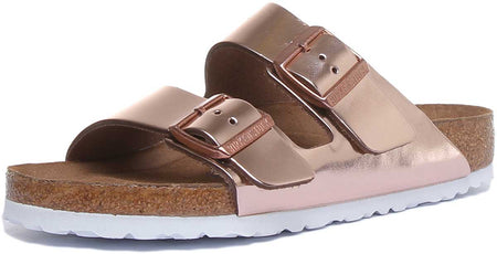 Sandalias Birkenstock Arizona | Birko-Flor cobre - Plantilla suave para mujer