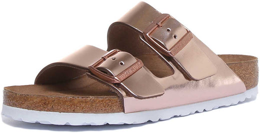 Sandalias Birkenstock Arizona | Birko-Flor cobre - Plantilla suave para mujer