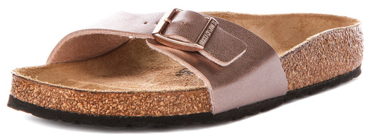 Sandalias Birkenstock Madrid | Birko-Flor cobre para mujeres - Ajuste regular
