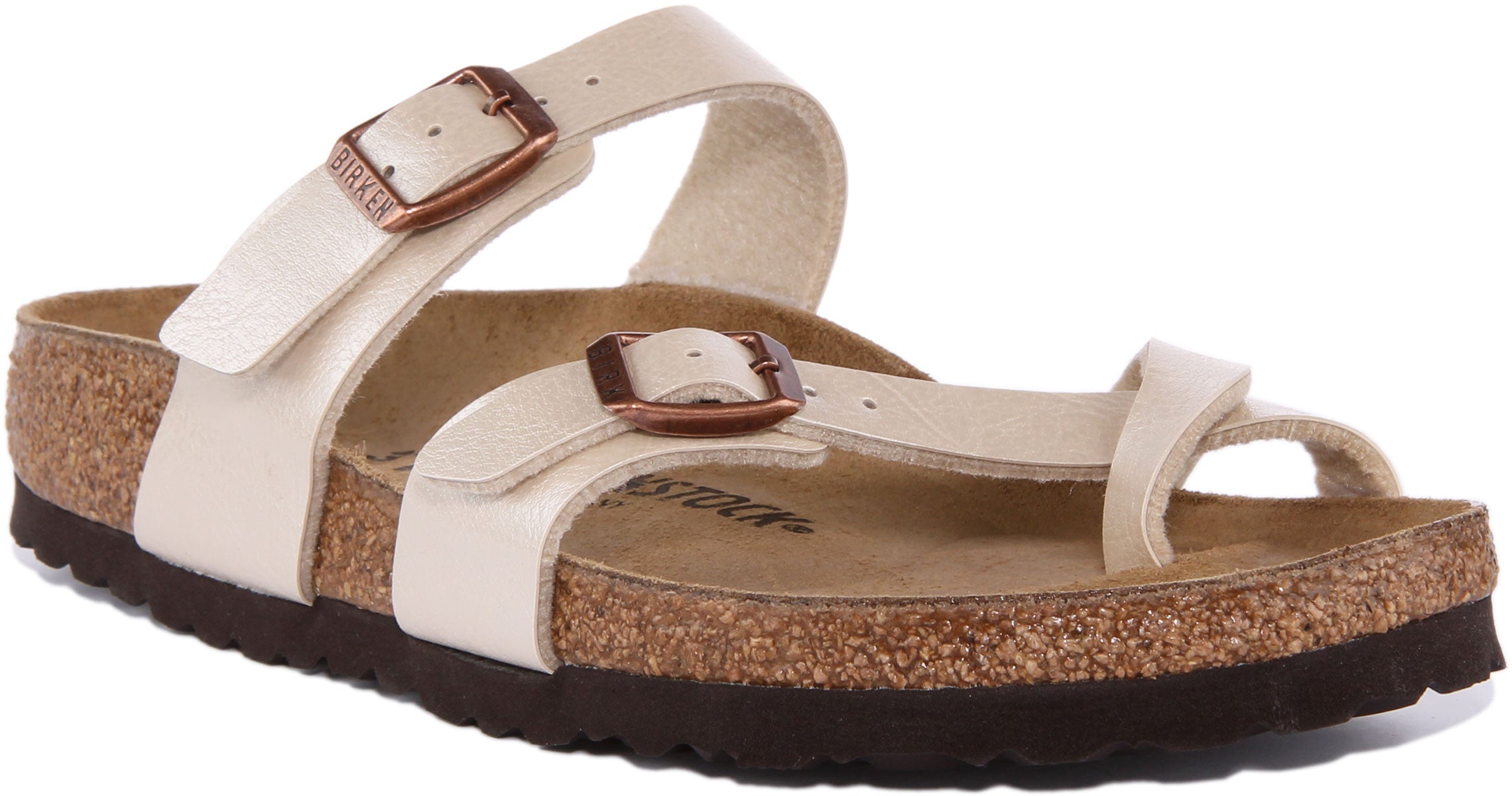 Sandalias Birkenstock Mayari | Birko-Flor crema para mujer