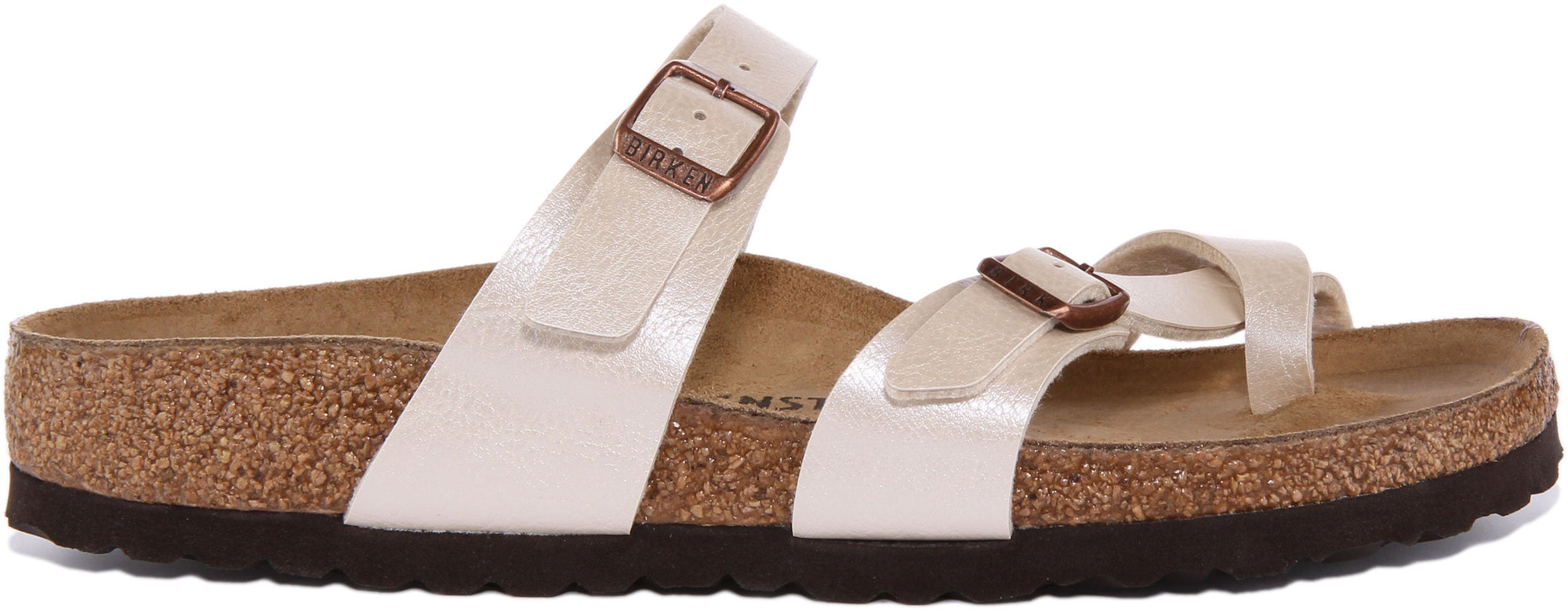 Sandalias Birkenstock Mayari | Birko-Flor crema para mujer