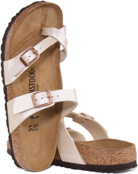 Sandalias Birkenstock Mayari | Birko-Flor crema para mujer