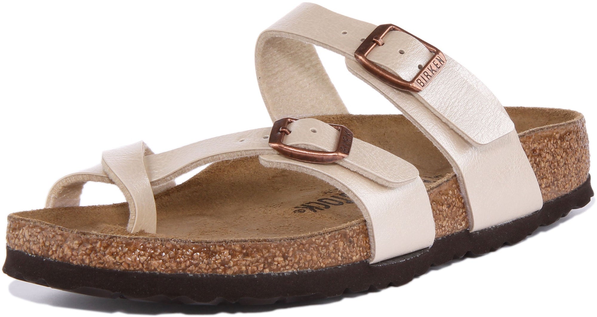 Sandalias Birkenstock Mayari | Birko-Flor crema para mujer