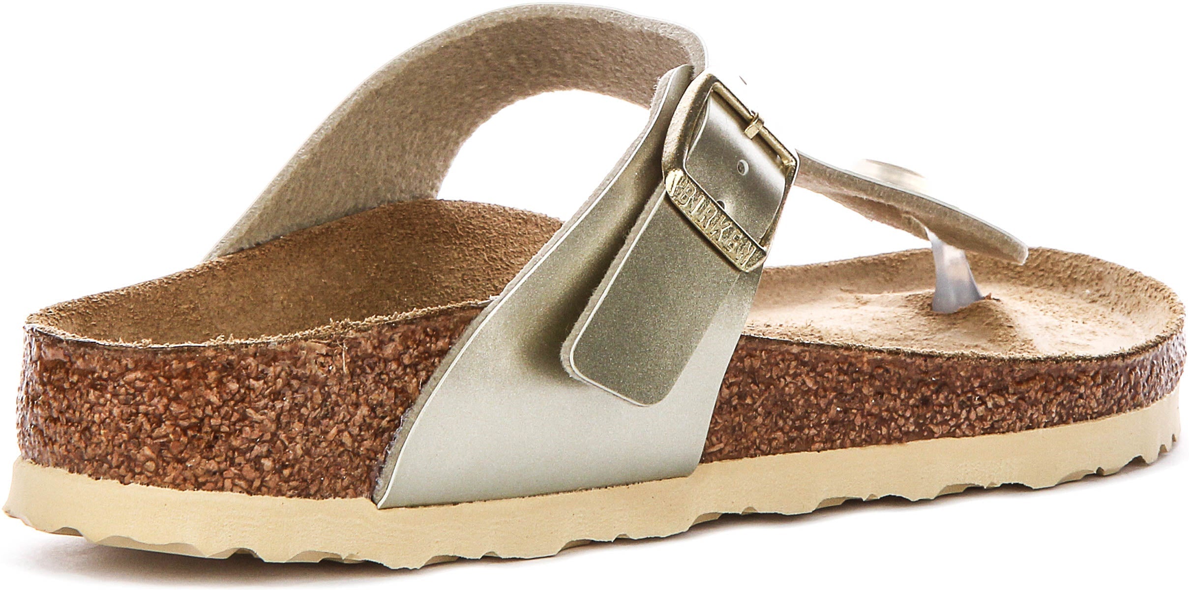 Birkenstock Gizeh Sandalen | Goud Birko-Flor voor Kinderen - Smalle Pasvorm