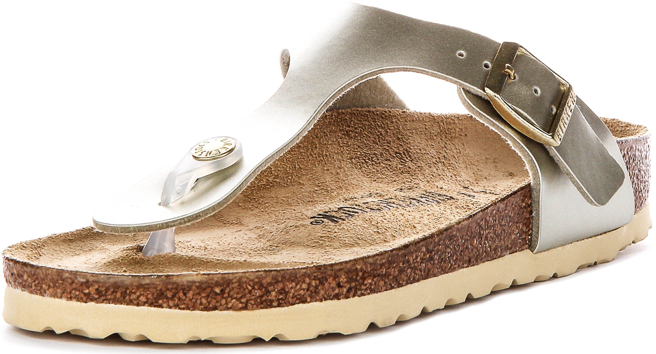 Birkenstock Gizeh Sandalen | Goud Birko-Flor voor Kinderen - Smalle Pasvorm
