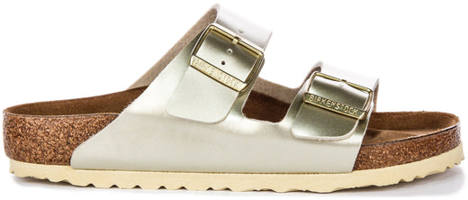 Birkenstock Arizona Sandalen | Goud Birko-Flor voor kinderen