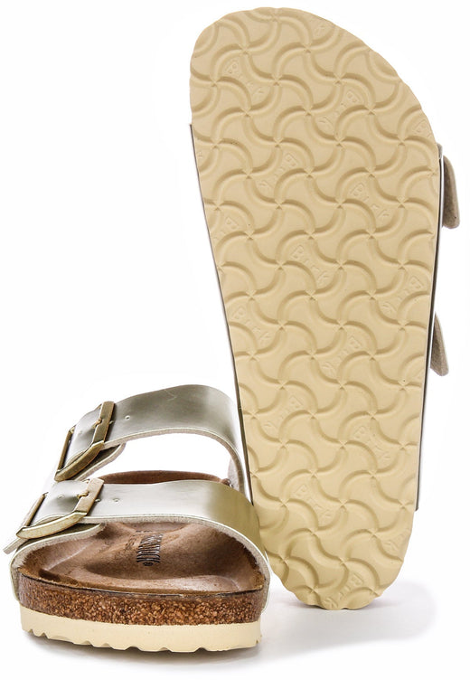 Birkenstock Arizona Sandalen | Goud Birko-Flor voor kinderen