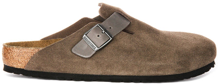 Sabots Birkenstock Boston | Birko-Flor marron pour hommes et femmes