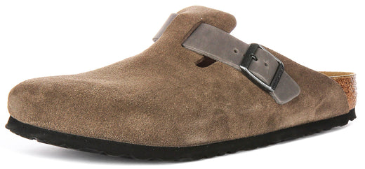 Birkenstock Boston Klompen | Bruin Birko-Flor voor Heren en Dames