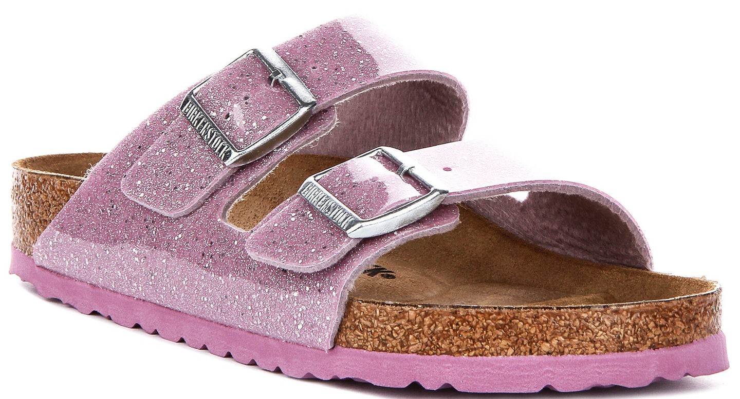Birkenstock Arizona Sandalen | Lavendel Birko-Flor voor Kinderen - Normale Pasvorm