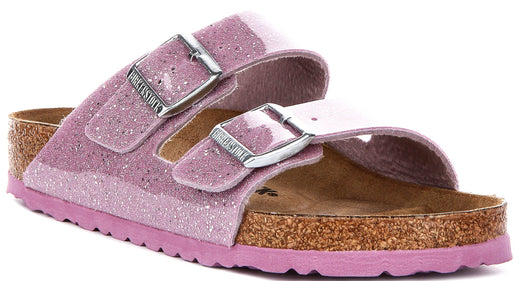 Birkenstock Arizona Sandalen | Lavendel Birko-Flor voor Kinderen - Normale Pasvorm