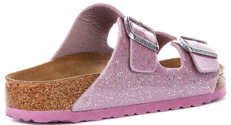 Sandales Birkenstock Arizona | Birko-Flor lavande pour enfants - Coupe normale