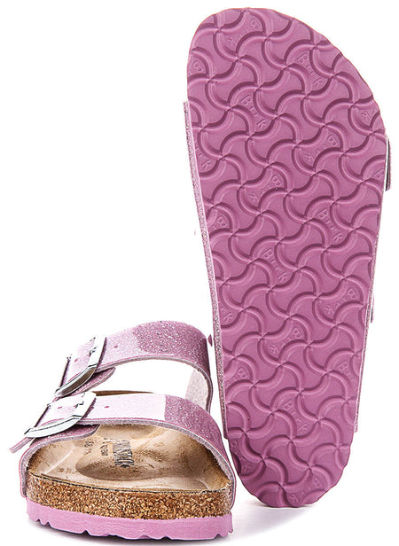 Sandales Birkenstock Arizona | Birko-Flor lavande pour enfants - Coupe normale