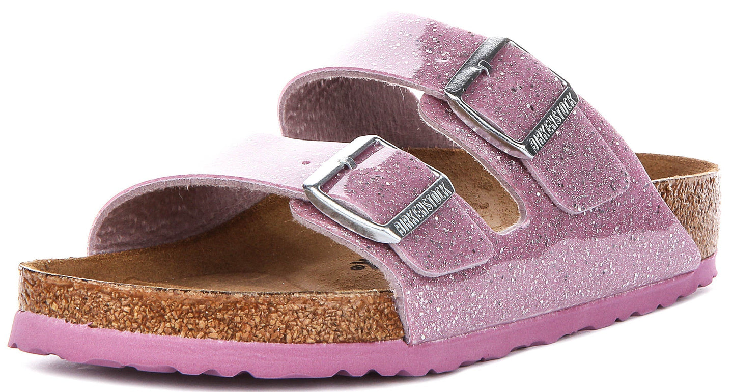Birkenstock Arizona Sandalen | Lavendel Birko-Flor voor Kinderen - Normale Pasvorm
