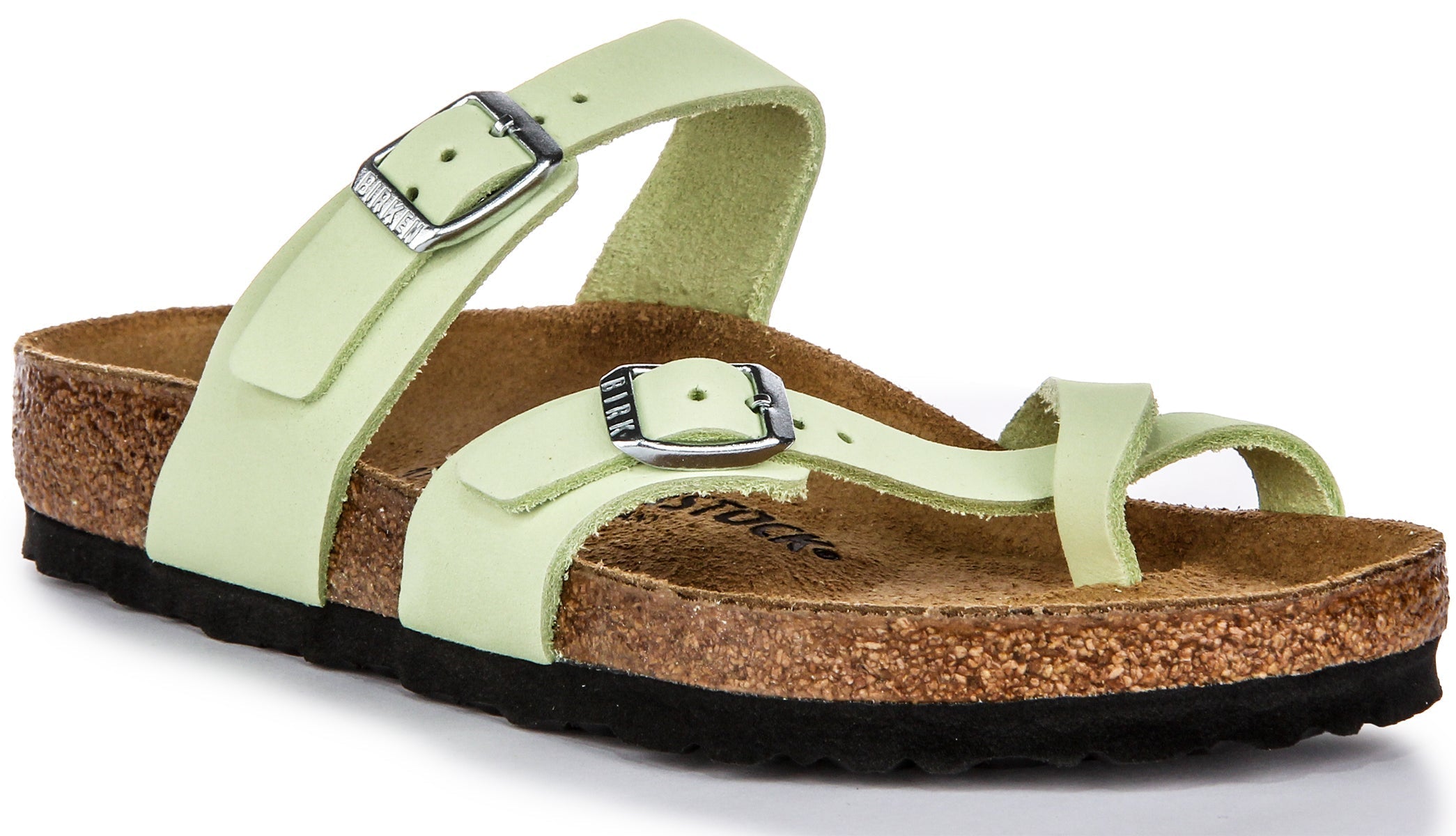Birkenstock Mayari Sandalen | Lime nubuck leer voor dames
