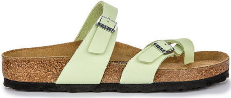 Birkenstock Mayari Sandalen | Lime nubuck leer voor dames