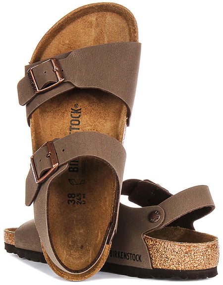Birkenstock New York-skor | Mocha Birko-Flor för barn