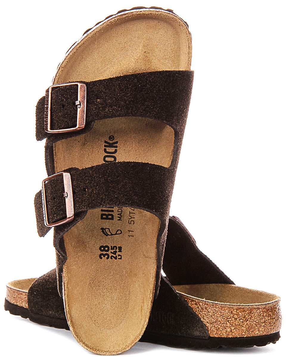 Birkenstock Arizona Sandalen | Mocha suède leer voor Mannen en Vrouwen - Normale Pasvorm