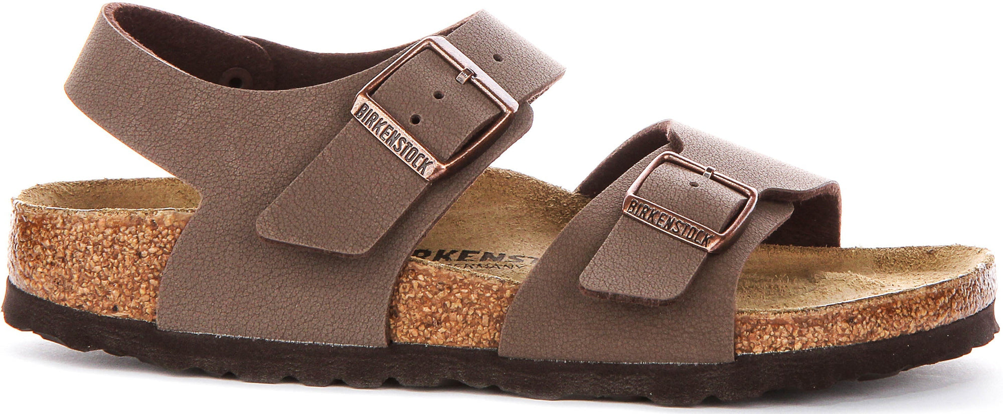 Birkenstock New York Skor | Mocha Birko-Flor för barn - Smal passform