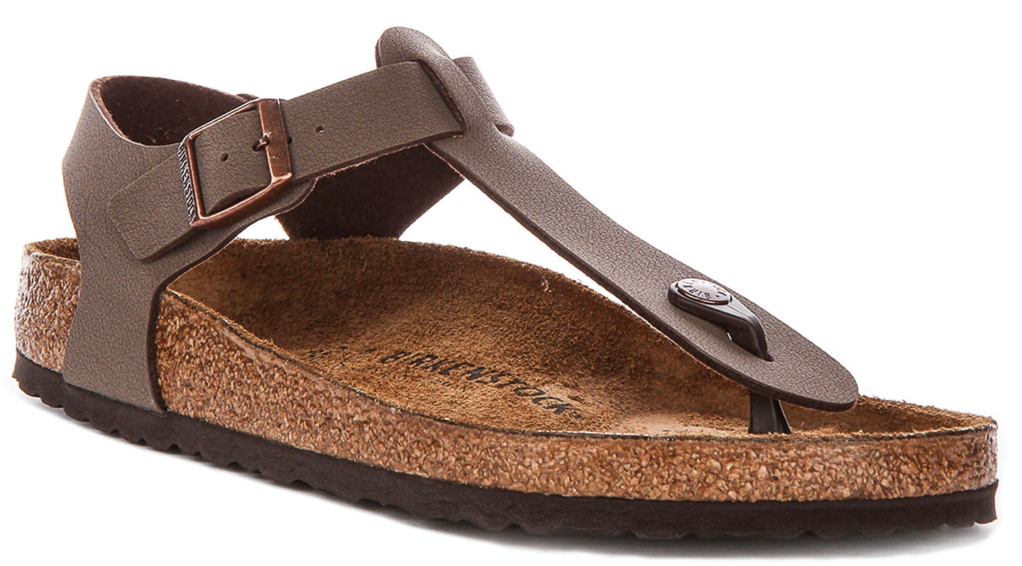 Zuecos Birkenstock Kairo | Birko-Flor moka para hombres y mujeres - Ajuste regular