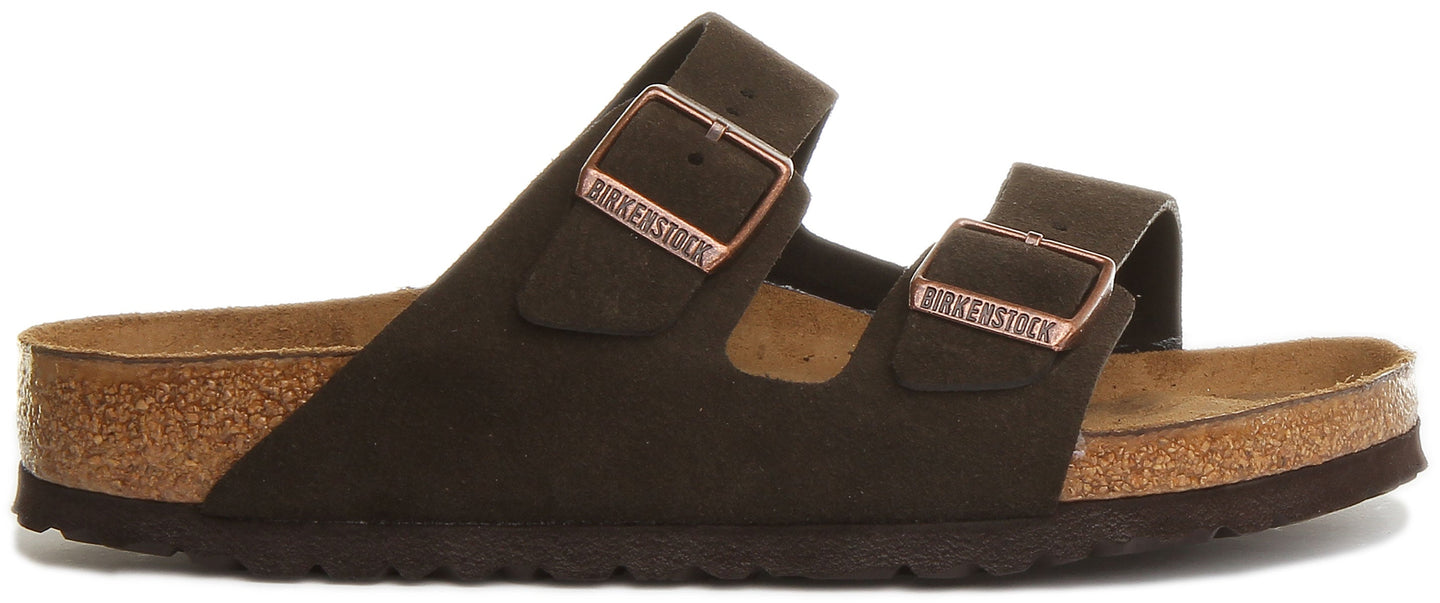 Birkenstock Arizona Sandalen | Bruin echt leer voor dames