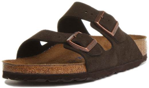 Birkenstock Arizona Sandalen | Bruin echt leer voor dames