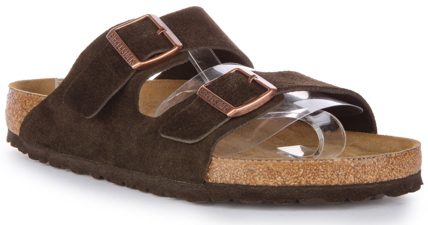 Birkenstock Arizona Sandalen | Mocha suède leer voor heren