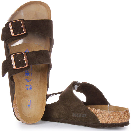 Birkenstock Arizona Sandalen | Mocha suède leer voor heren