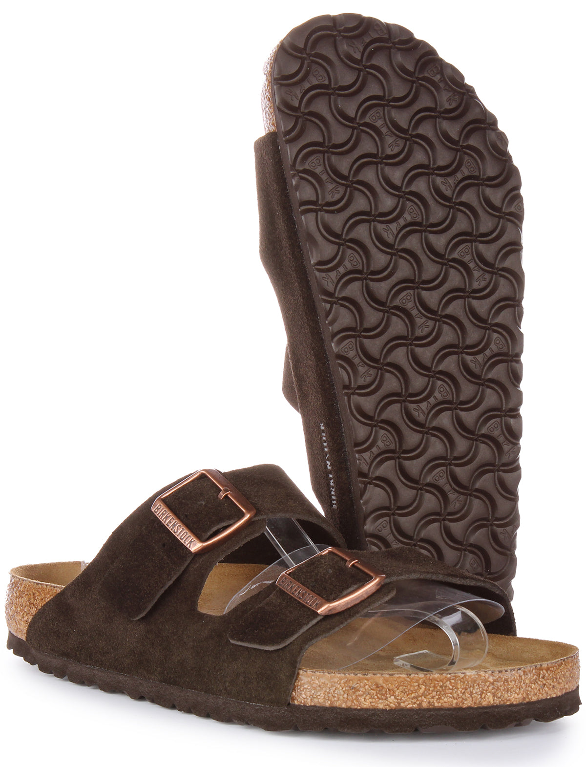 Birkenstock Arizona Sandalen | Mocha suède leer voor heren