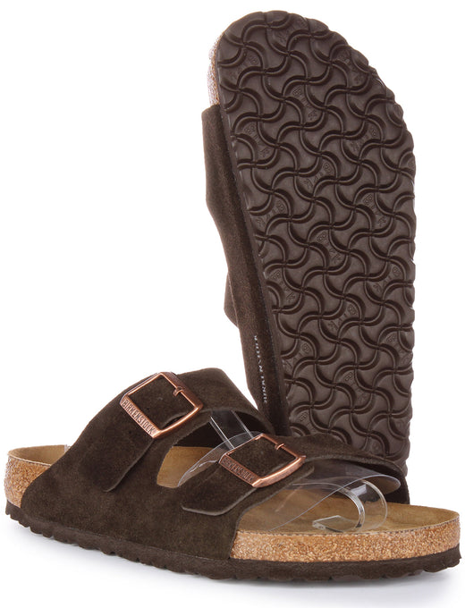 Birkenstock Arizona Sandalen | Mocha suède leer voor heren