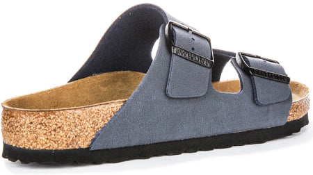 Birkenstock Arizona Sandaler | Marinblå Birko-Flor för barn - Normal passform