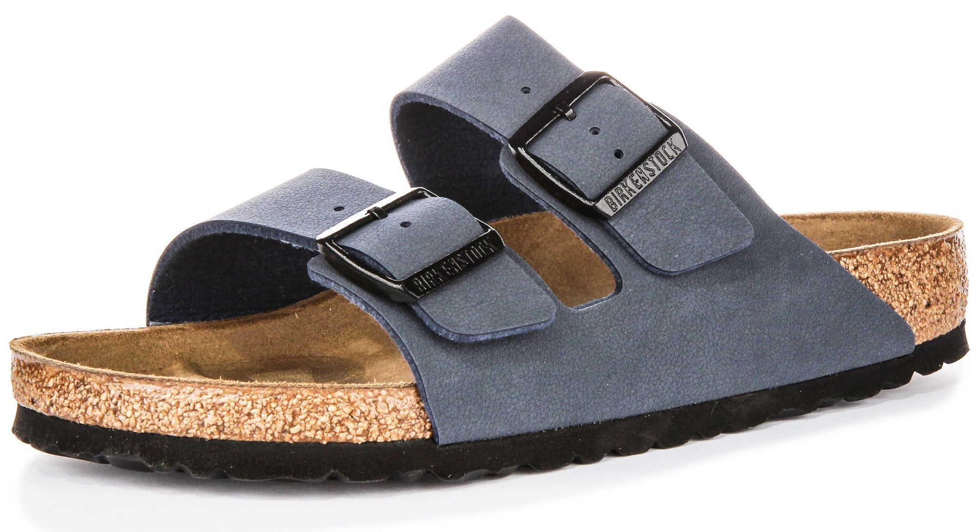 Birkenstock Arizona Sandaler | Marinblå Birko-Flor för barn - Normal passform
