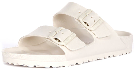 Sandalias Birkenstock Arizona | EVA blanco roto para hombres y mujeres - Ajuste estrecho