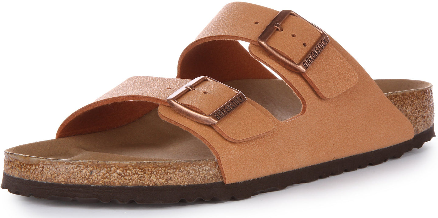 Birkenstock Arizona Sandalen | Perzik Birko-Flor - Veganistisch vriendelijk voor heren en dames