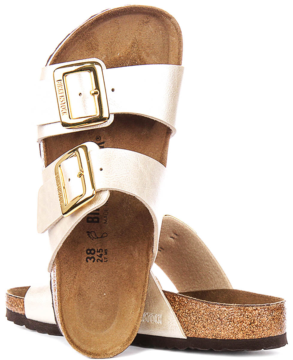 Birkenstock Sydney Comfort Klompen | Parelwit Birko-Flor voor Vrouwen - Normale Pasvorm