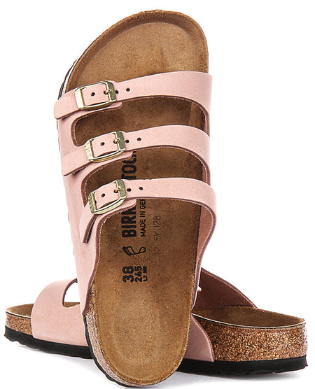 Birkenstock Florida Sandalen | Roze nubuck leer voor Vrouwen - Normale Pasvorm