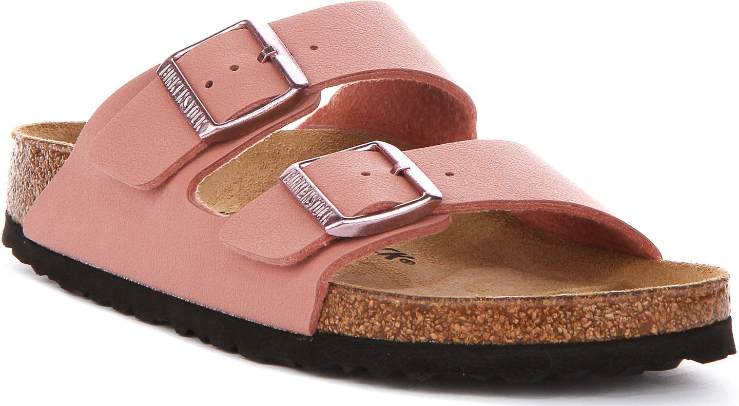 Birkenstock Arizona Sandalen | Roze Birko-Flor voor Kinderen - Smalle Pasvorm