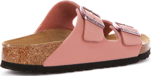 Birkenstock Arizona Sandalen | Roze Birko-Flor voor Kinderen - Smalle Pasvorm