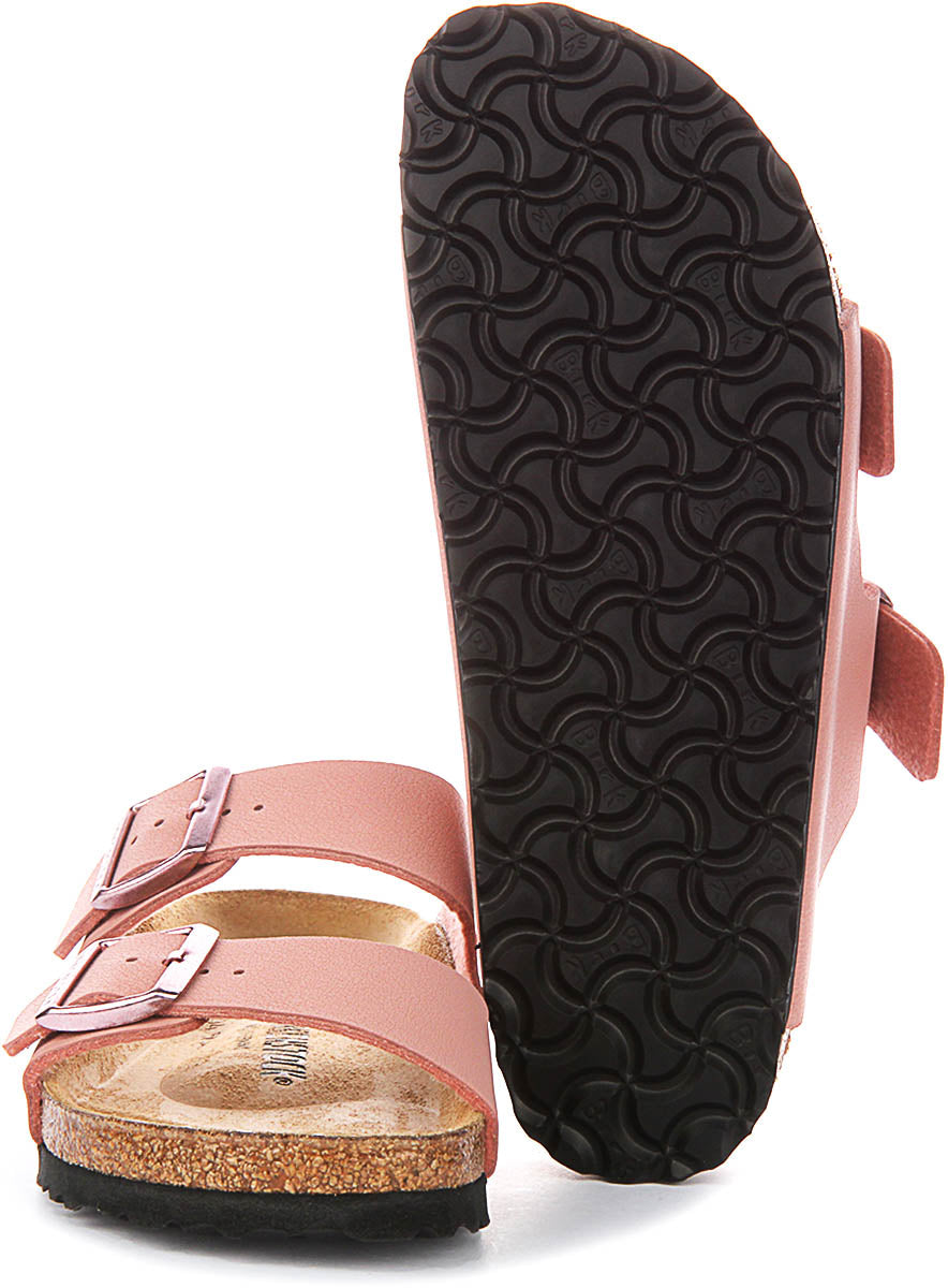 Birkenstock Arizona Sandalen | Roze Birko-Flor voor Kinderen - Smalle Pasvorm
