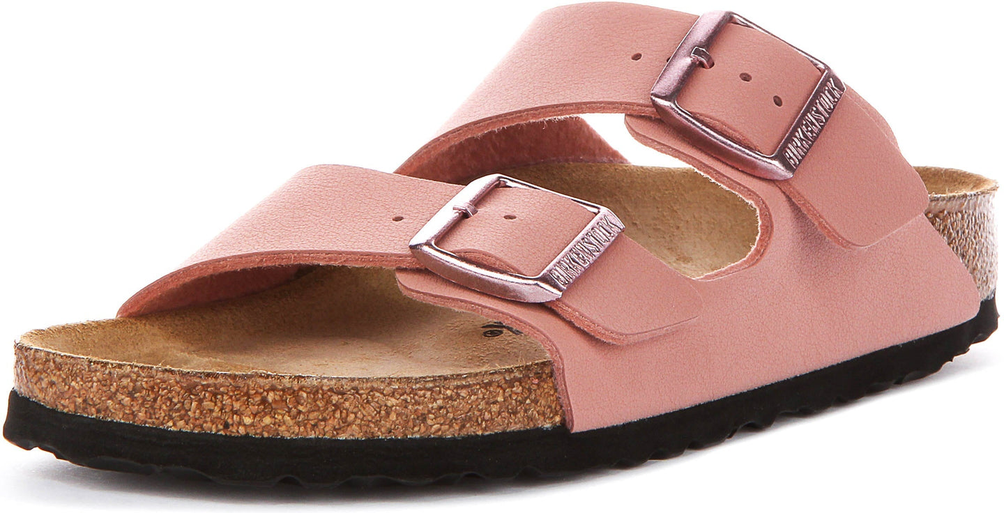 Birkenstock Arizona Sandalen | Roze Birko-Flor voor Kinderen - Smalle Pasvorm