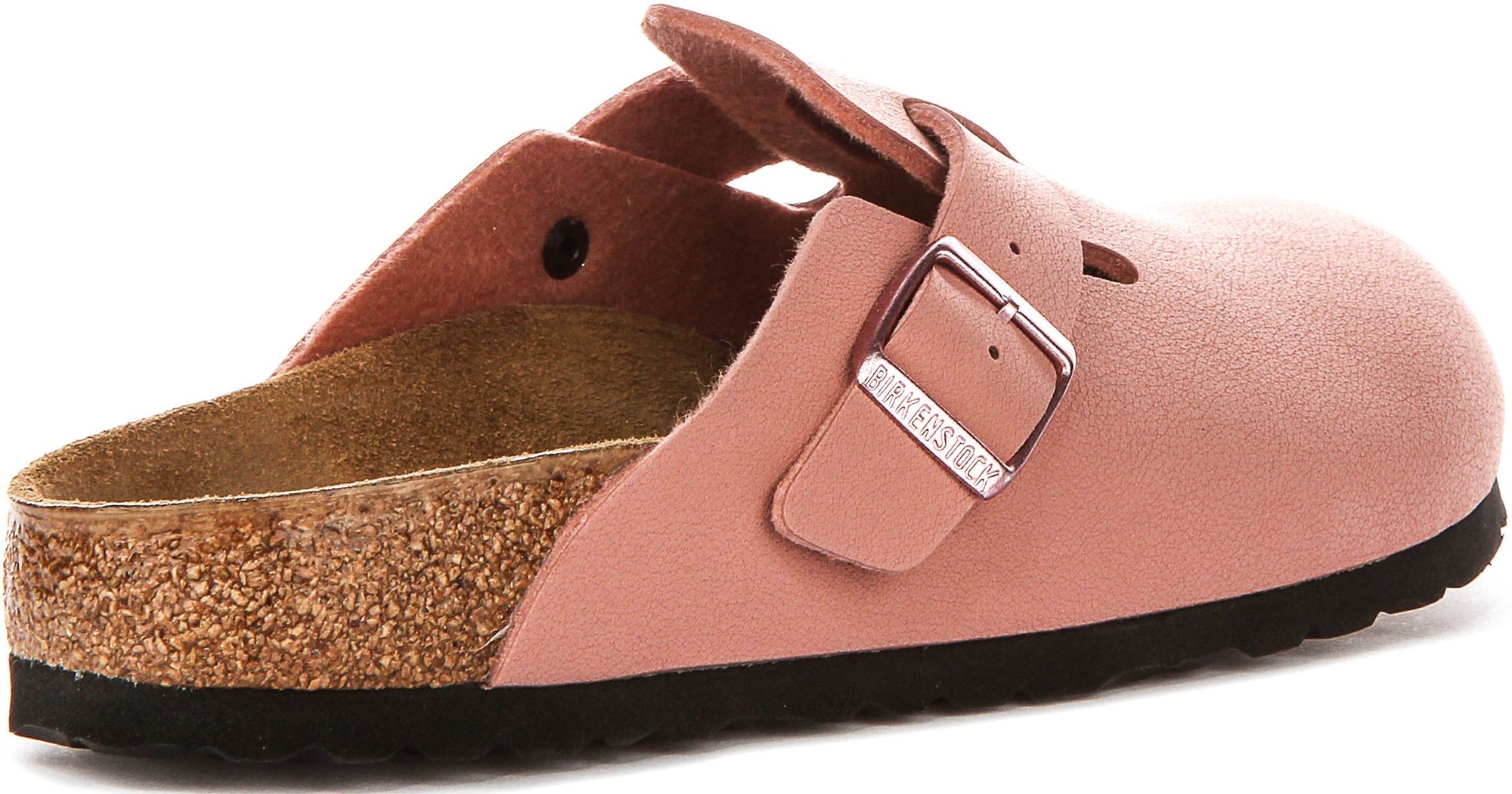 Sabots Birkenstock Boston | Birko-Flor rose pour enfants - Coupe étroite