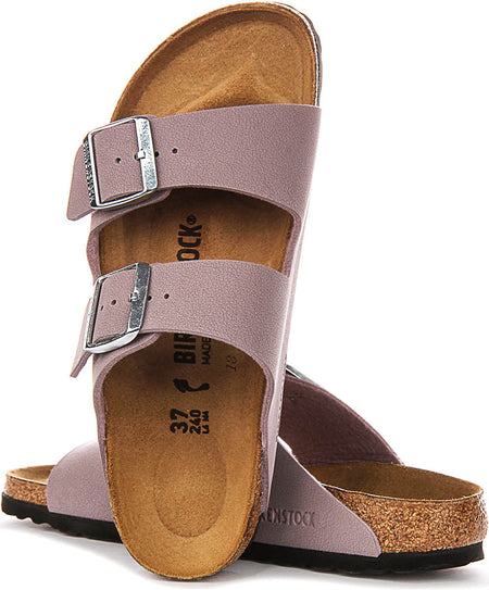 Birkenstock Arizona Sandalen | Paars Birko-Flor voor Kinderen - Smalle Pasvorm