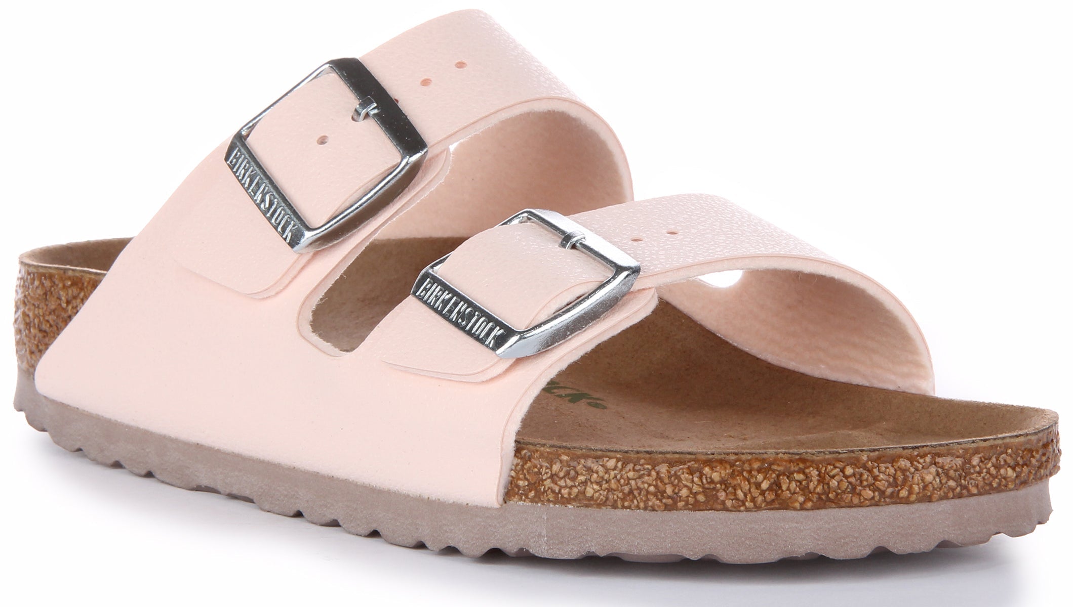 Birkenstock Arizona Sandalen | Roze Birkibuc - Veganistisch vriendelijk voor dames