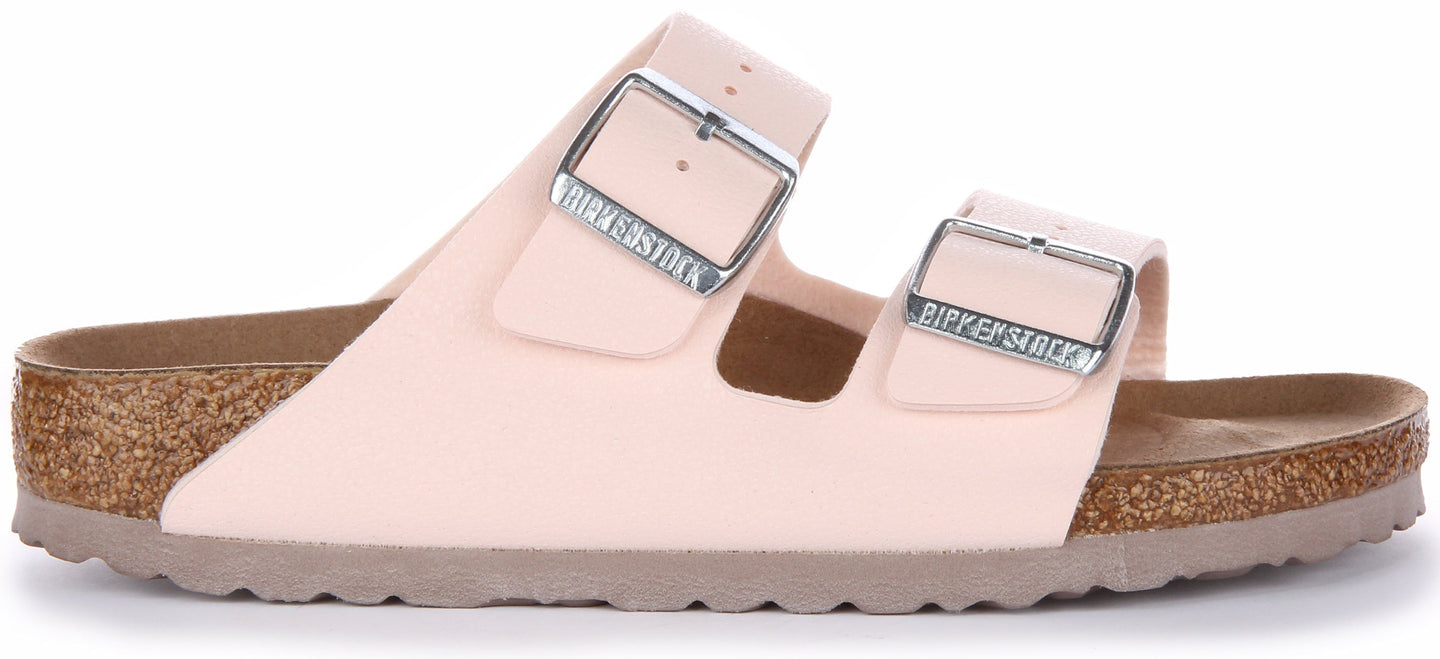 Sandalias Birkenstock Arizona | Birkibuc rosa - Apto para veganos para mujer