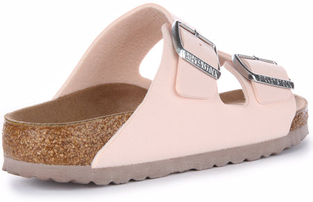 Birkenstock Arizona Sandalen | Roze Birkibuc - Veganistisch vriendelijk voor dames